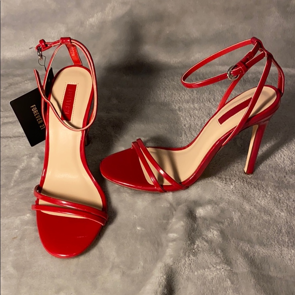 Red Forever 21 Heels